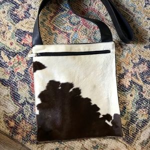 Cow hide purse